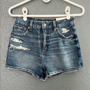 American Eagle outfitters Denim Distressed Women Shorts size 0/25